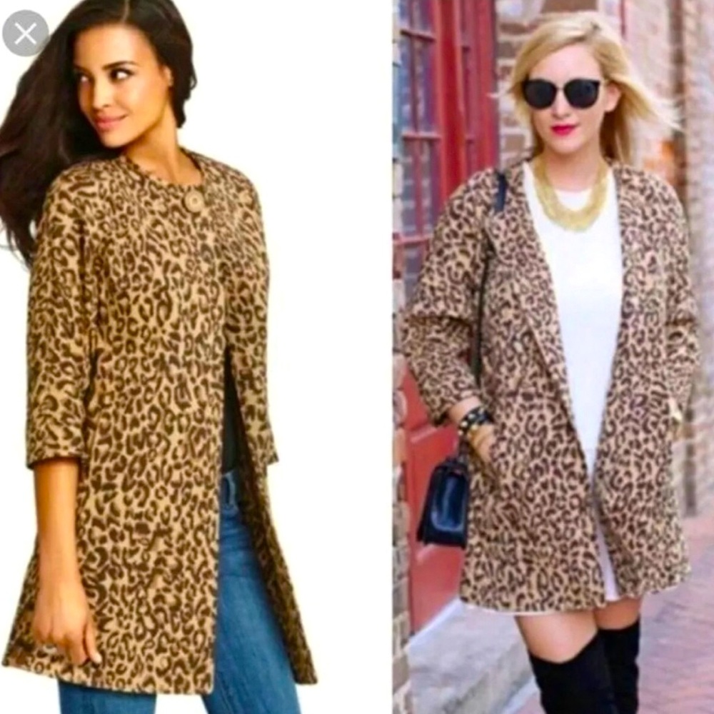 ⭐️LAST CALL⭐️ CAbi | leopard jacket Sz S
